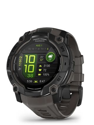 Garmin Instinct 3 AMOLED edition in 50mm shown in black