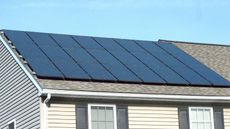 Solar Panel System on Single Home Roof -