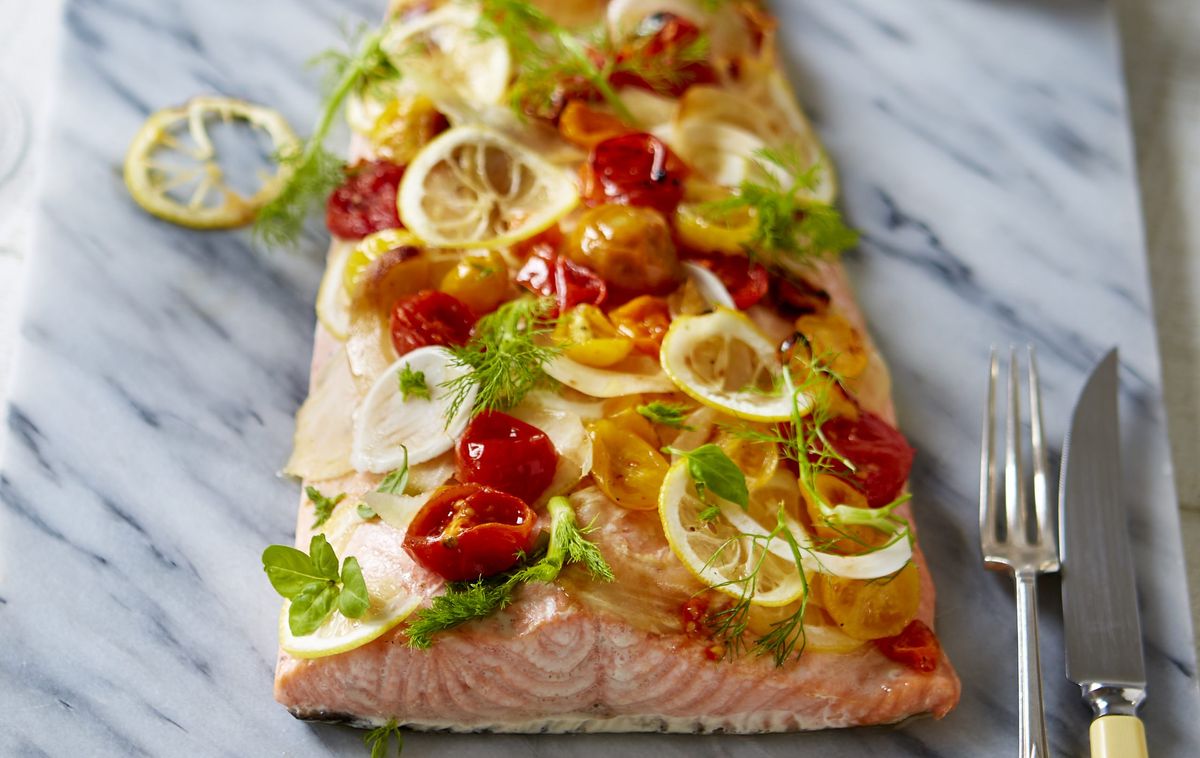 Oven roasted salmon | Dinner Recipes | Woman & Home