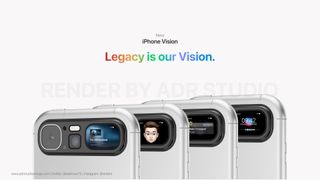 iPhone concept based on Vision Pro