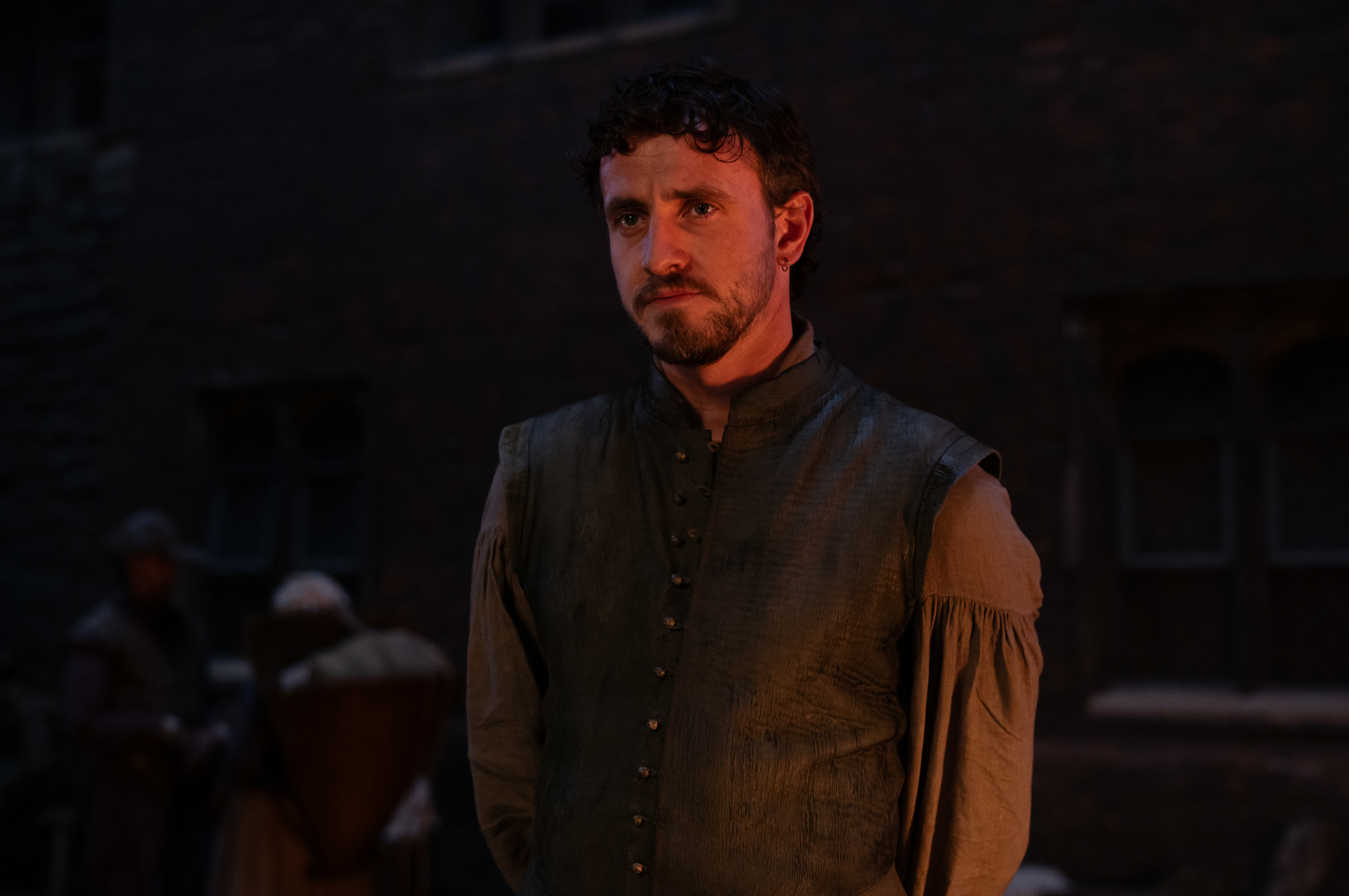 Actor Paul Mescal as William Shakespeare in Hamnet