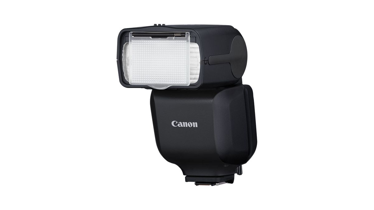 Canon Speedlite EL-10 against a white background