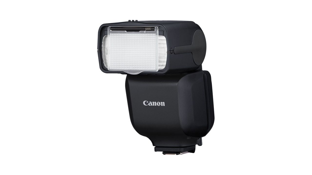 Canon Speedlite EL-10 against a white background