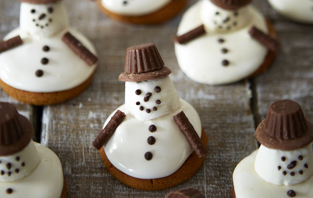 Marshmallow snowmen