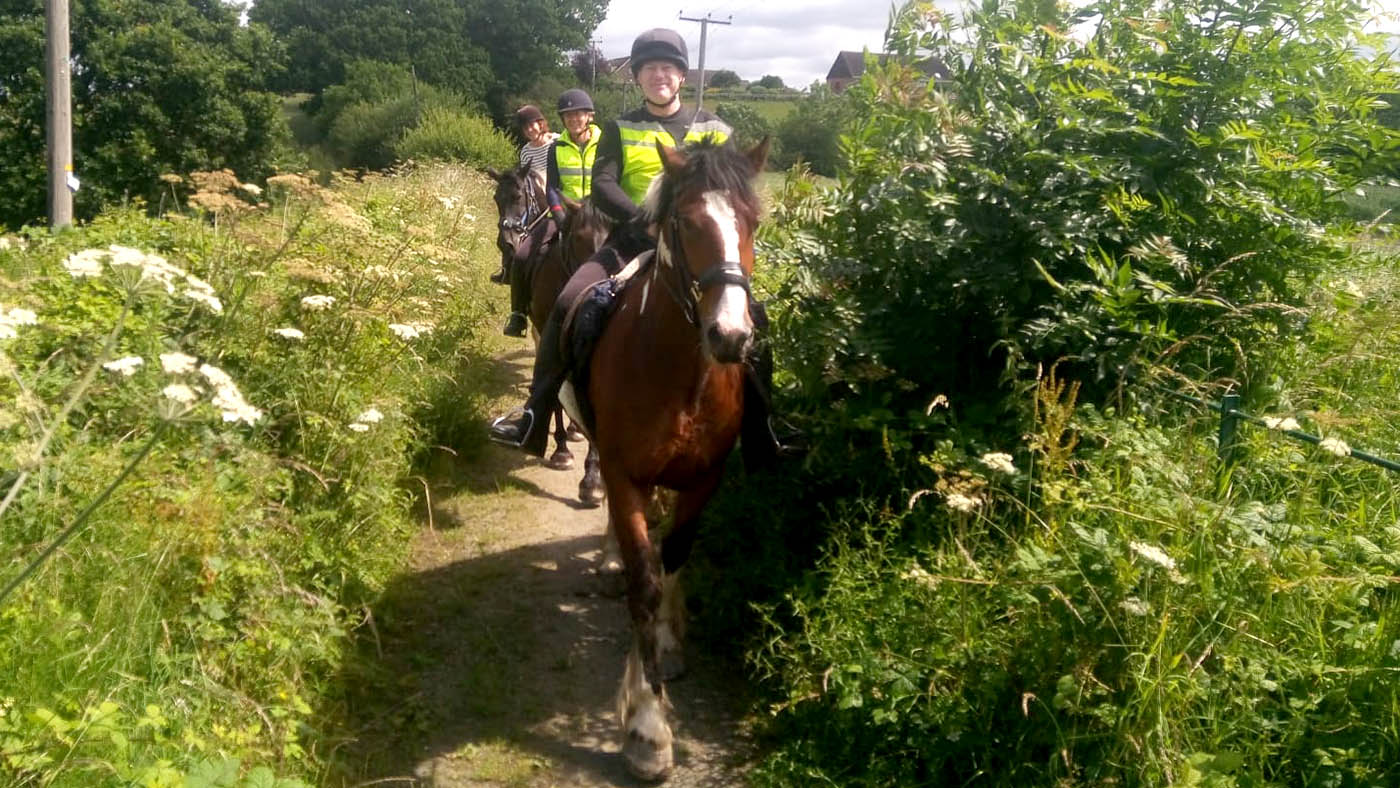 Pic 3 Riding through the trees