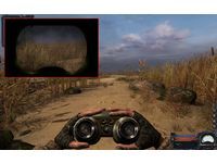 You can find your enemies with the binoculars