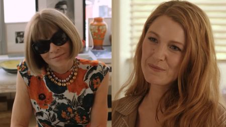 Anna Wintour and Blake Lively side by side. 