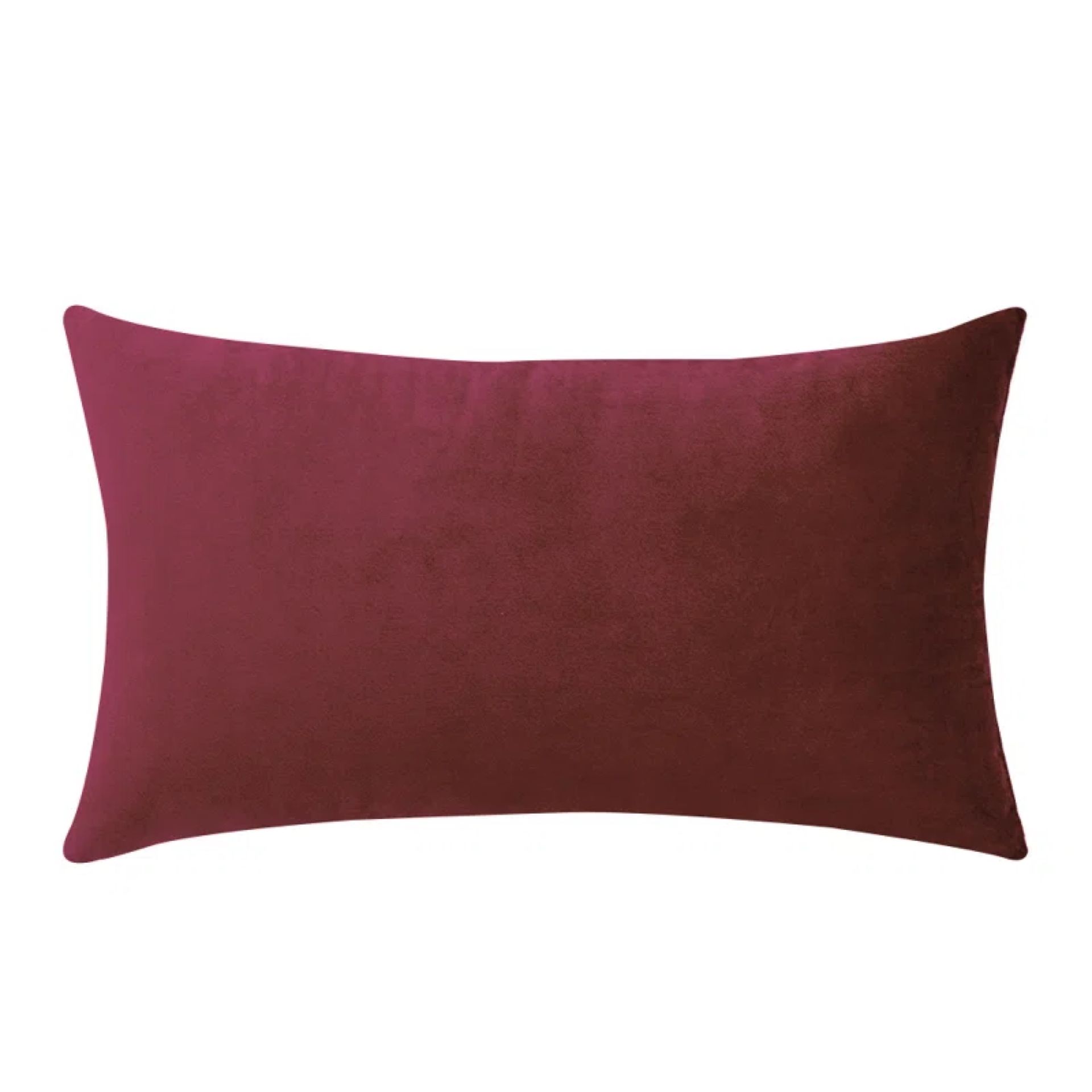 burgundy velvet cushion by Wayfair