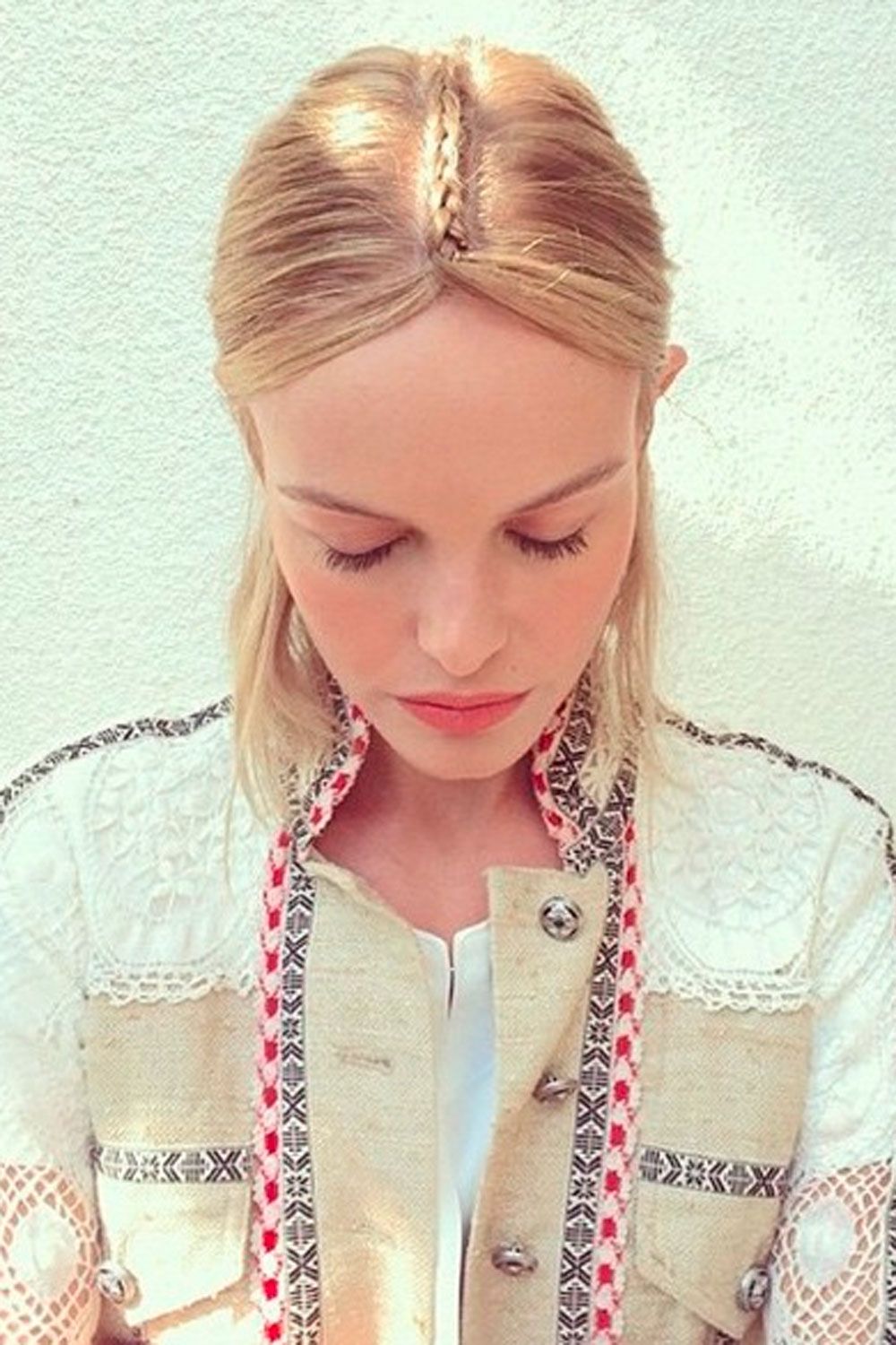 Kate Bosworth at Coachella with plait 