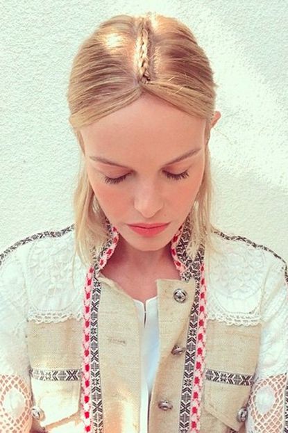 Kate Bosworth at Coachella with plait 