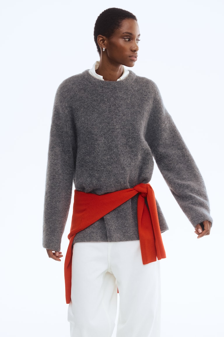 Oversized Alpaca-Blend Jumper
