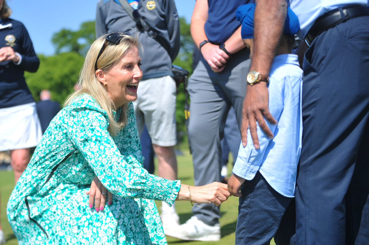 Sophie, Duchess of Edinburgh, wore the same ME+EM dress previously worn by Queen Camilla 