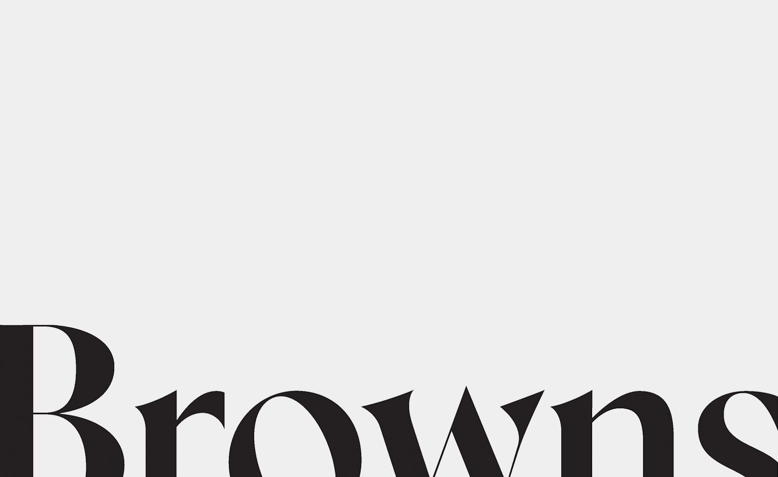 Spring redesigns the logotype of fashion boutique Browns | Wallpaper*