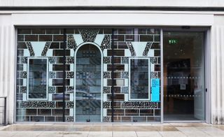 RIBA's own headquarters on Portland Place are also part of the project, with a window by CAN and Nina Shen-Poblete