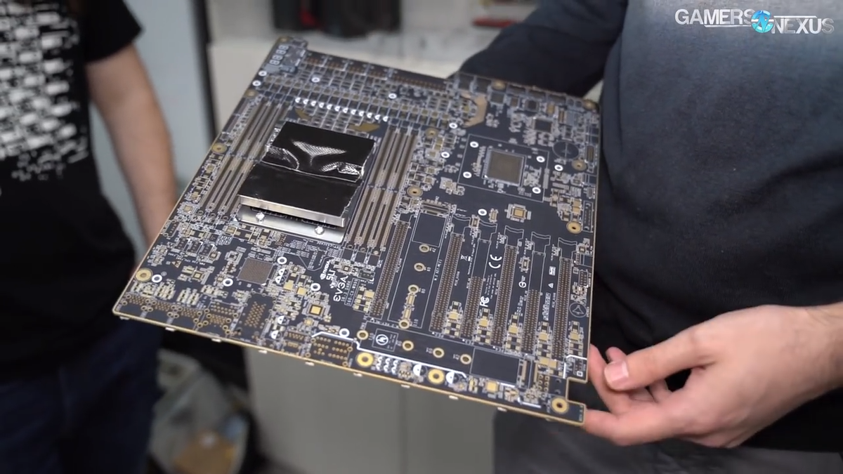 EVGA Prepares LGA 3647 Motherboard With Unique Layout | Tom's Hardware