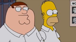 Peter Griffin and Homer Simpson