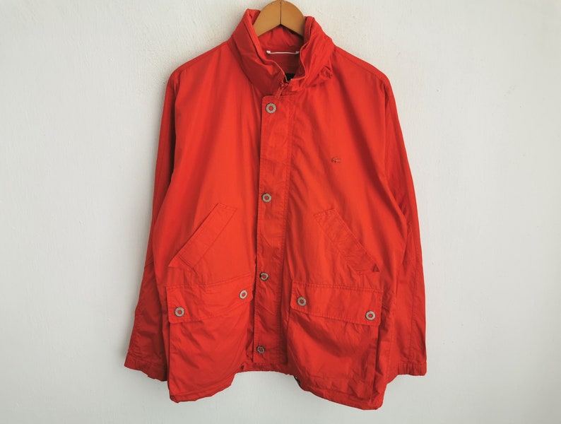 Lacoste Jacket Vintage 90s Lacoste Windbreaker Jacket Size L