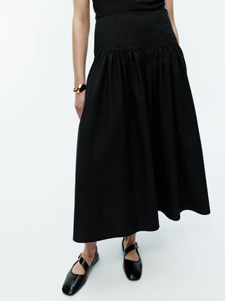 A-Line Skirt - Black - Arket Gb
