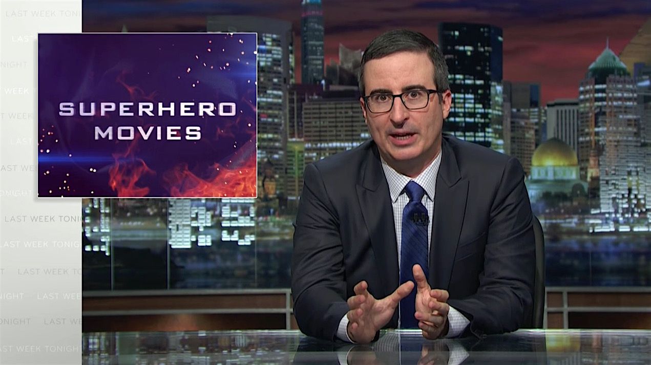 John Oliver rants about superhero movies