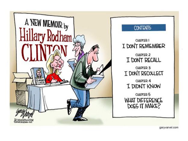 Political cartoon Hillary Clinton