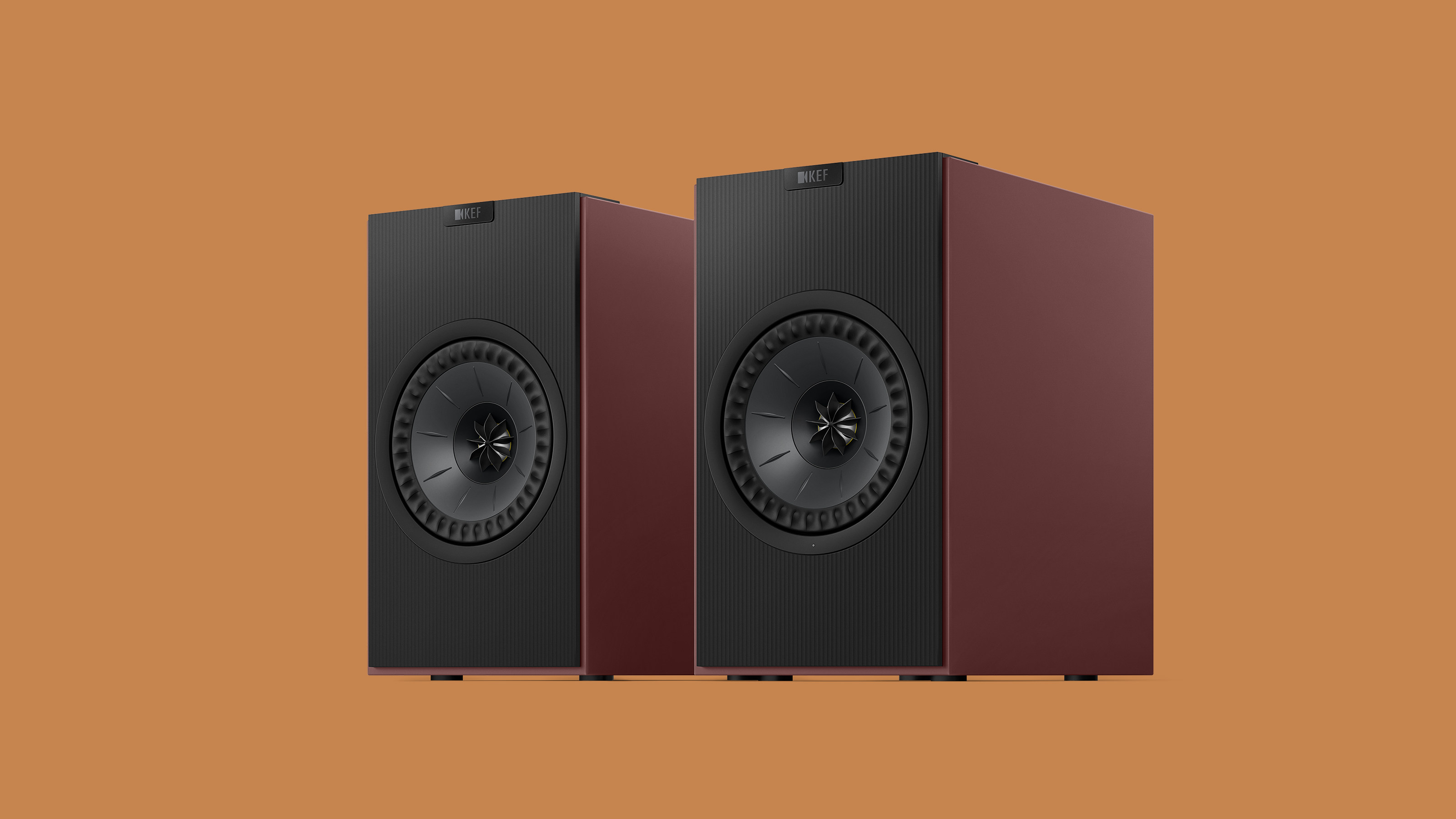 KEF Coda W in Vintage Burgundy