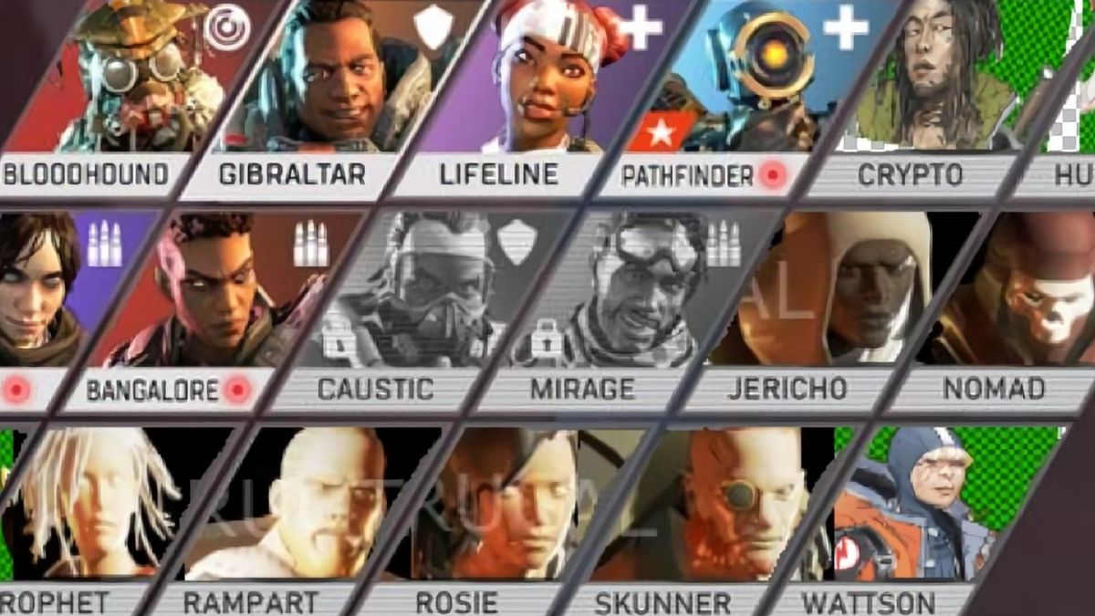 Apex Legends dataminers make a lovely select screen for 10 seemingly leaked...