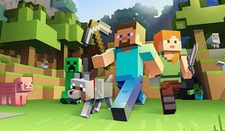 Minecraft Steve and pals on an adventure