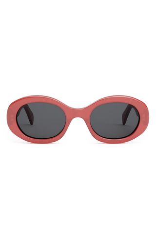 Triomphe 52mm Oval Sunglasses