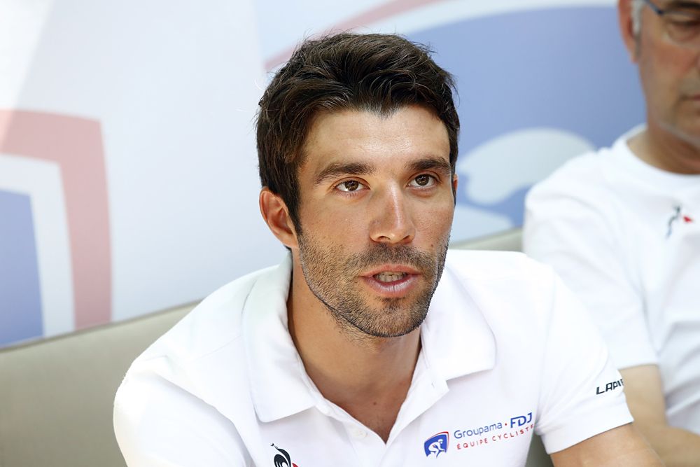 Thibaut Pinot on the second rest day at the Tour de France