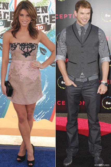 Ashley Greene and Kellan Lutz - Twilight trio R-Patz, K-Stew and Taylor Lautner to miss VMAs - Breaking Dawn - Robert Pattinson and Kristen Stewart - MTV VMA Awards - Celebrity News - Marie Claire 