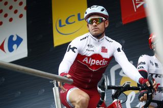 Alexander Kristoff (Katusha-Alpecin) at sign on