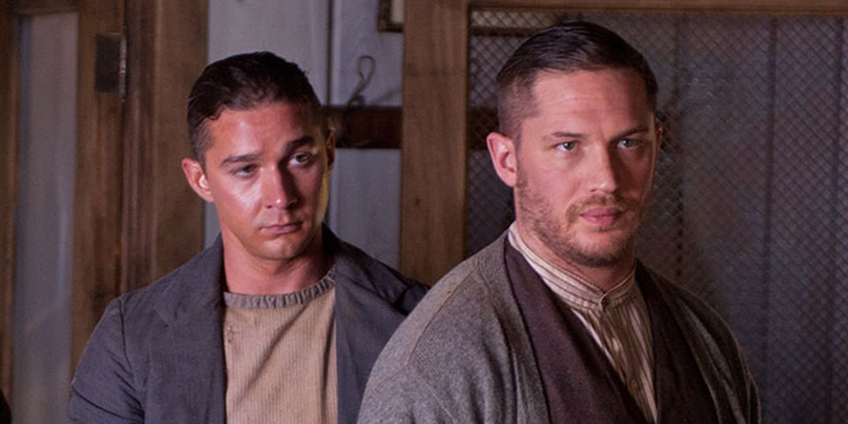 Shia Lebeouf and Tom hardy in Lawless