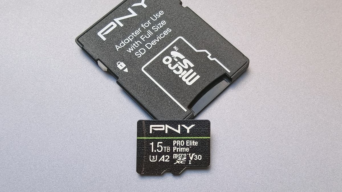 Prime Video Memory Card PNY Pro Elite Prime microSDXC review: miniature memory card with ...