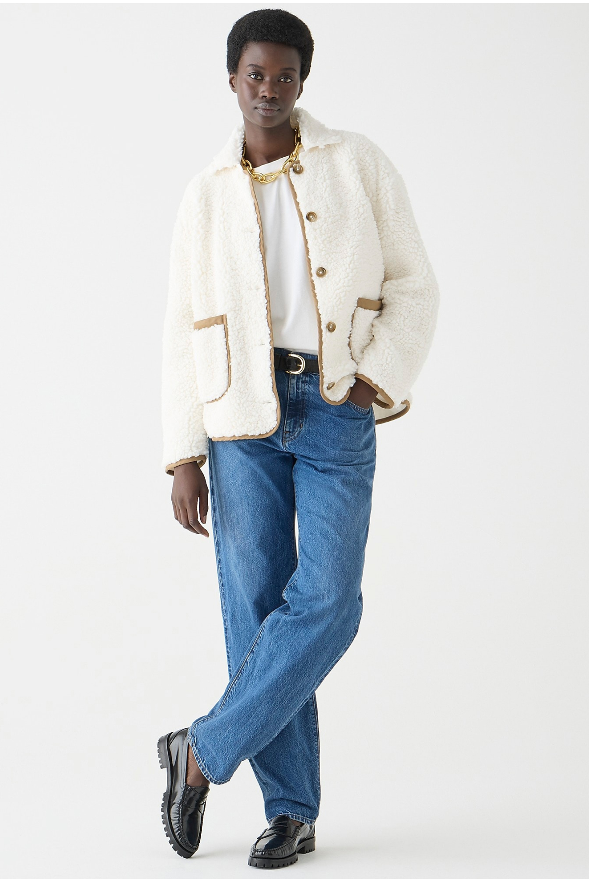 J.Crew Faux Sherpa Barn Jacket™