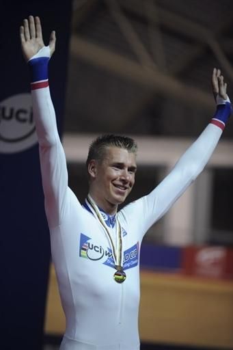 Roger Kluge took bronze in the World Championship scratch race in 2008.