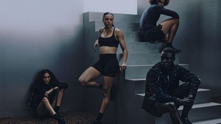 Whoop athletes wearing the Whoop x SR_A Project Terrain collection