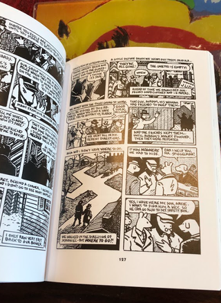 Tegneserier for voksne: En side fra tegneserieboka Maus