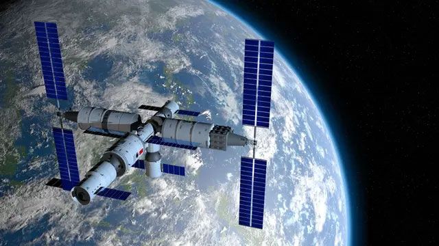 TIANGONG 3 - Chinese space station orbiting the planet Earth