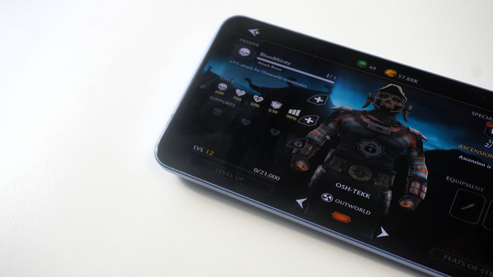 Xiaomi 13T Pro avec le jeu Mortal Kombat