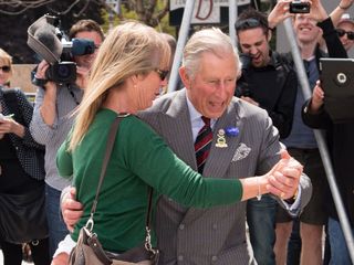 Prince Charles dancing in Christchurch