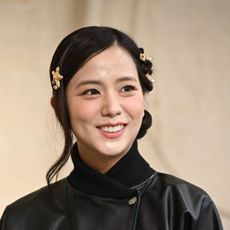 Korean toner pads Jisoo attends the Christian Dior Haute Couture Spring-Summer 2025 show