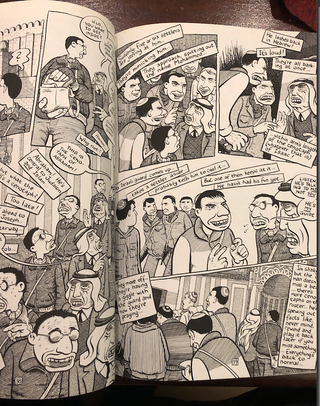 Tegneserier for voksne: Side fra boka Palestine