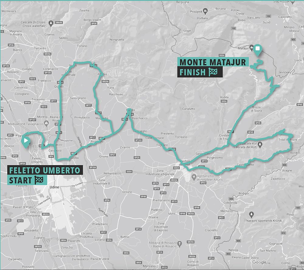 Giro d'Italia Donne - Stage 9 map