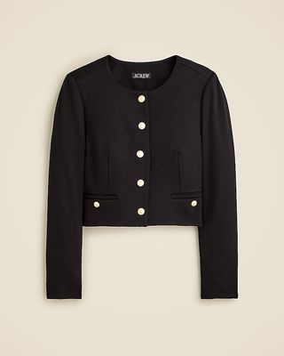 Cropped Lady Jacket in Stretch Twill