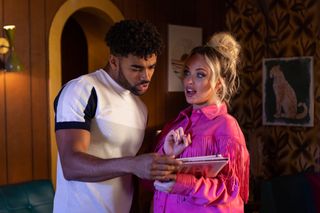 Theresa steps in to help Prince in Hollyoaks.