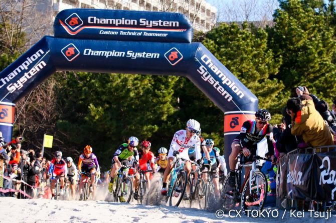Jeremy Powers gets the hole shot in Tokyo