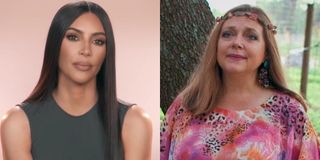 Kim Kardashian and Carole Baskin