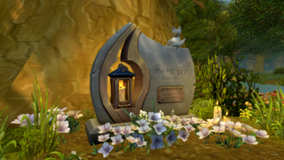 Mats Steen's grave in World of Warcraft, placed in Elwynn Forest after his passing by Blizzard.