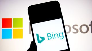 Bing and Microsoft logos