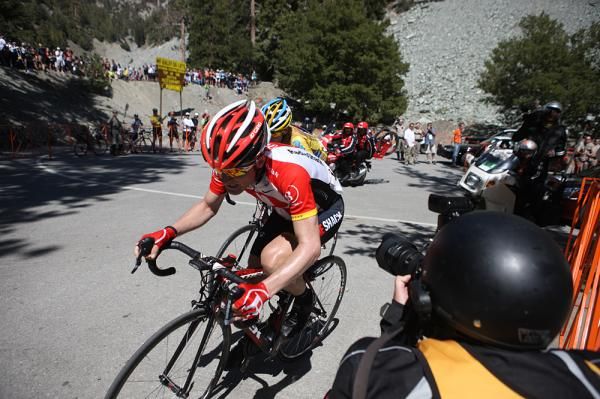 Levi had plenty of strength on Mt Baldy.